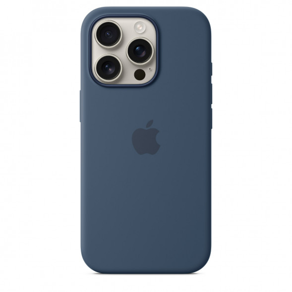 Чехол Apple iPhone 16 Pro Silicone Case with MagSafe, Denim (MYYK3ZM/A) в Омске