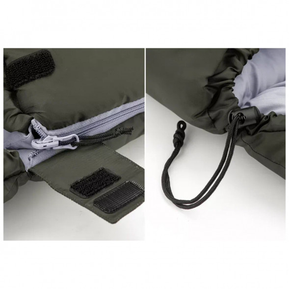 Спальный мешок NH20MSD07-U350S (Правый), темно-зеленый в Омске