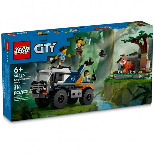 Конструктор LEGO City 60426 Внедорожный грузовик Исследователь джунглей в Омске