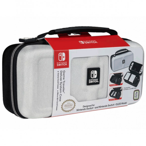 Чехол BIG BEN Deluxe для Nintendo Switch/OLED/Lite, белый в Омске