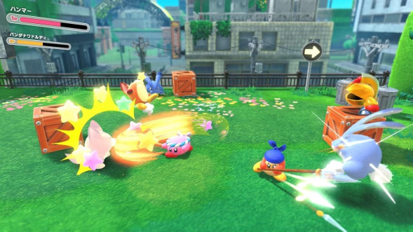 Игра Kirby and the Forgotten Land + Star-Crossed World [Nintendo Switch 2, английская версия] в Омске