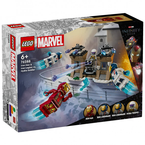 Конструктор LEGO Super Heroes 76288 Железный человек и Железный легион против Солдат Гидры в Омске
