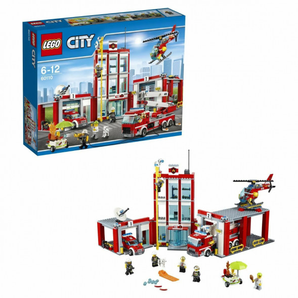 Конструктор LEGO City 60110 Пожарная часть в Омске