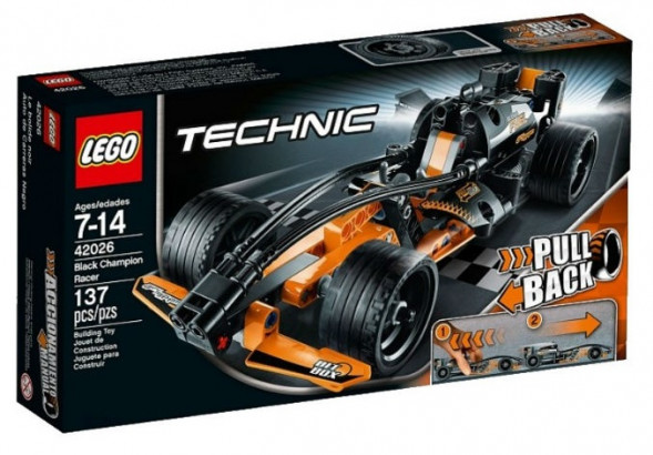 Конструктор LEGO Technic 42026 Чёрный гоночный автомобиль в Омске
