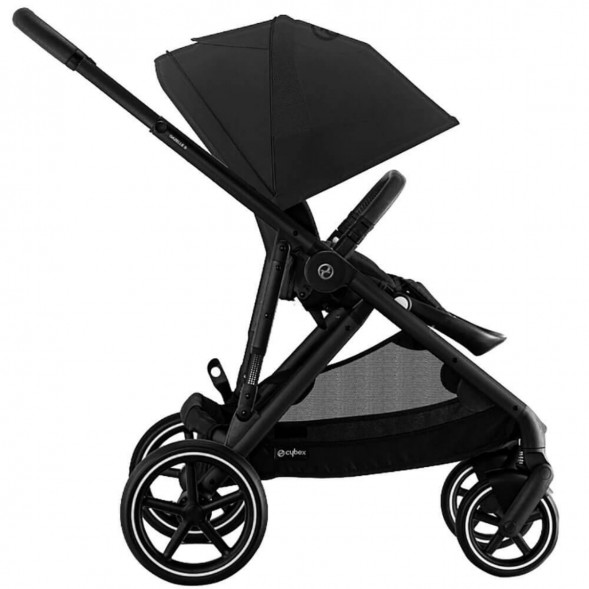 Детская коляска Cybex Gazelle S BLK Moon Black с корзиной и дождевиком в Омске