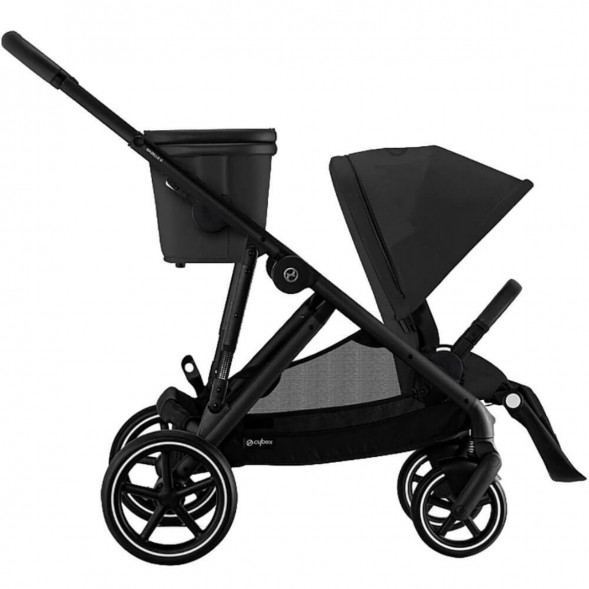 Детская коляска Cybex Gazelle S BLK Moon Black с корзиной и дождевиком в Омске