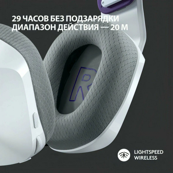 Игровая гарнитура Logitech G733 RGB Lightspeed Wireless, белый в Омске