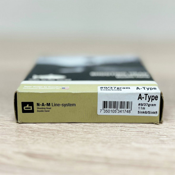 Рыболовная леска N-A-M Line System Shooting Head #9/37gram Sink6-Sink8 A-Type в Омске