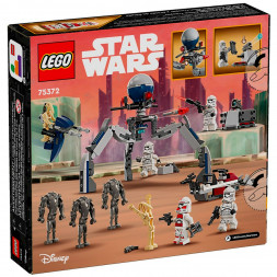 Конструктор LEGO Star Wars 75372 Боевой набор солдат-клонов и боевых дроидов