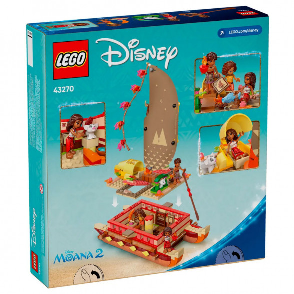 Конструктор LEGO Disney 43270 Моана: приключение на каноэ в Омске
