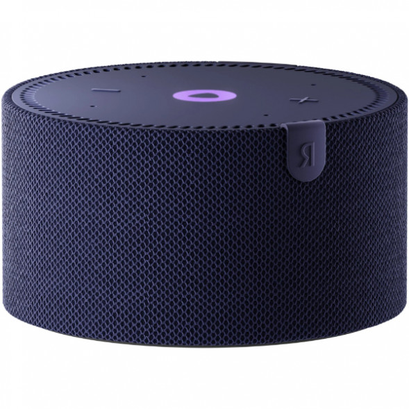 Умная колонка Яндекс Станция Мини (без часов), cиний сапфир в Омске