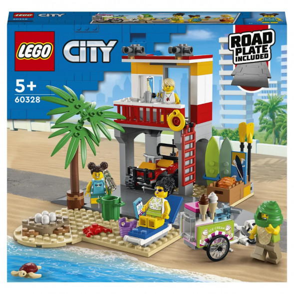 Конструктор LEGO City 60328 Пост спасателей на пляже в Омске