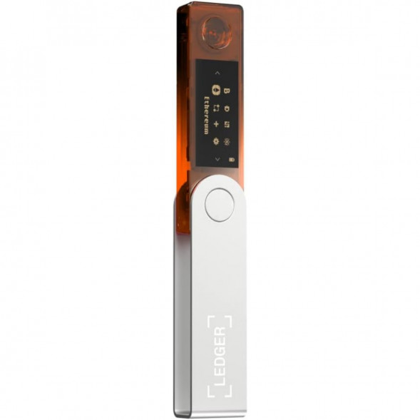 Аппаратный криптокошелек Ledger Nano X, BTC Orange  в Омске