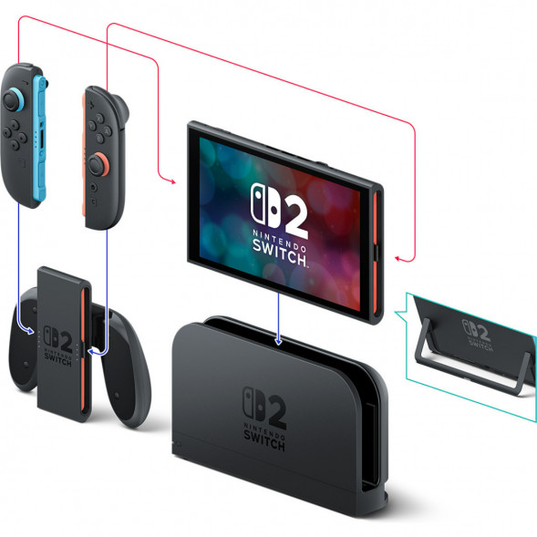 Игровая приставка Nintendo Switch 2, черный в Омске