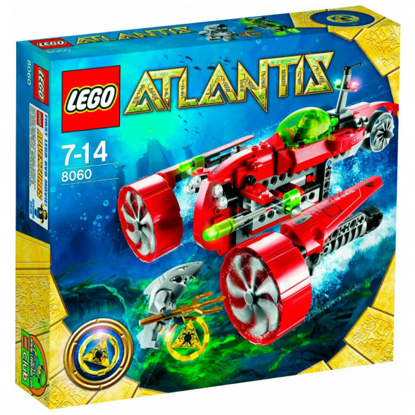 Конструктор LEGO Atlantis 8060 Субмарина Тайфун Турбо в Омске