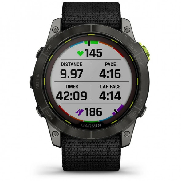Умные часы Garmin Enduro 2 угольно-серый DLC титановый с нейлоновым ремешком UltraFit 010-02754-01 в Омске