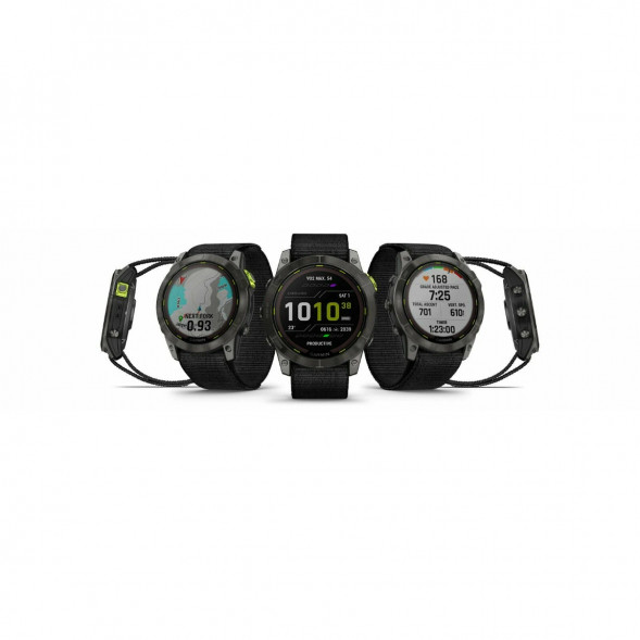 Умные часы Garmin Enduro 2 угольно-серый DLC титановый с нейлоновым ремешком UltraFit 010-02754-01 в Омске