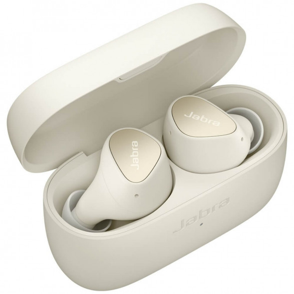 Беспроводные наушники Jabra Elite 4, Light Beige в Омске