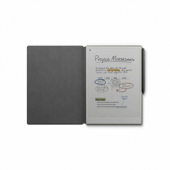 Графический планшет reMarkable Paper Pro + Marker Plus + чехол Book Folio Leather Black в Омске