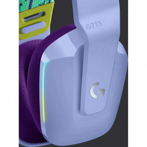 Игровая гарнитура Logitech G733 RGB Lightspeed Wireless, сиреневый в Омске