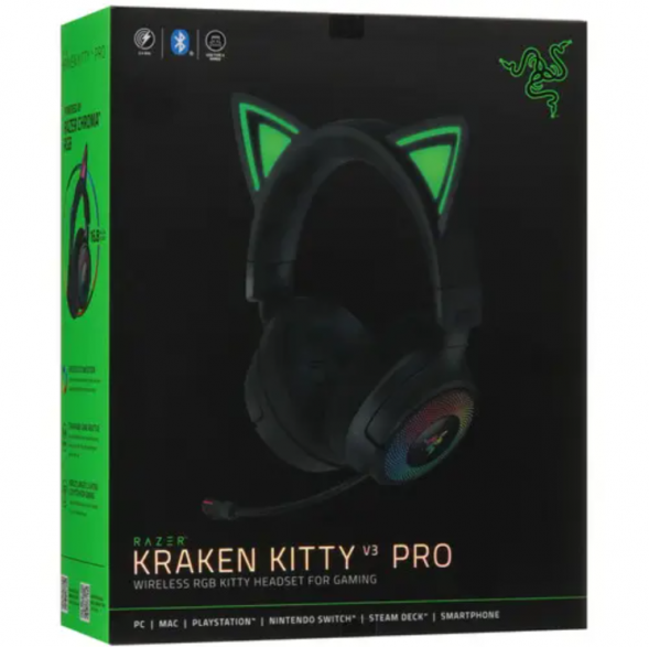 Наушники Razer Kraken Kitty V3 Pro черный 2025 в Омске