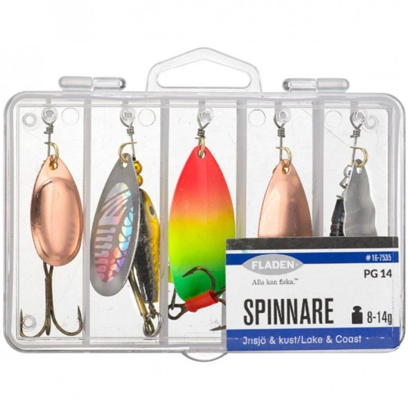 Набор блесен Fladen #16-7535 (5 шт в наборе) в Омске