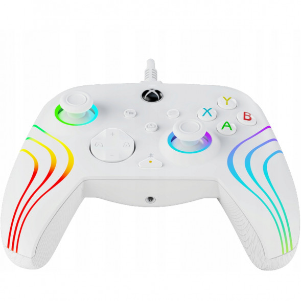 Геймпад проводной PDP для Xbox Afterglow Wave, White в Омске