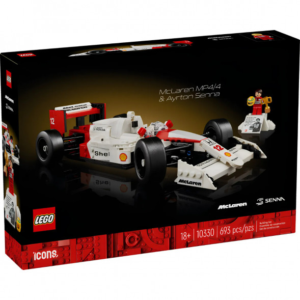 Конструктор LEGO Коллекционные наборы 10330 McLaren F1 MP4/4 и Айртон Сенна в Омске