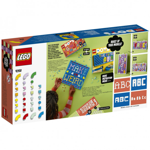 Конструктор LEGO 41950 Большой набор тайлов: буквы в Омске