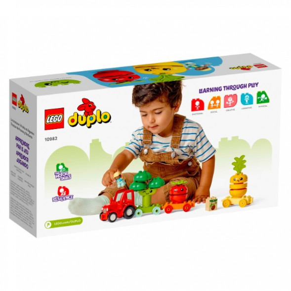 Конструктор LEGO DUPLO 10982 Трактор для перевозки овощей и фруктов в Омске