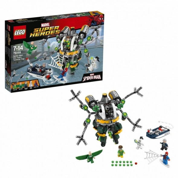 Конструктор LEGO Super Heroes 76059 Человек-паук: в ловушке Доктора Осьминога в Омске