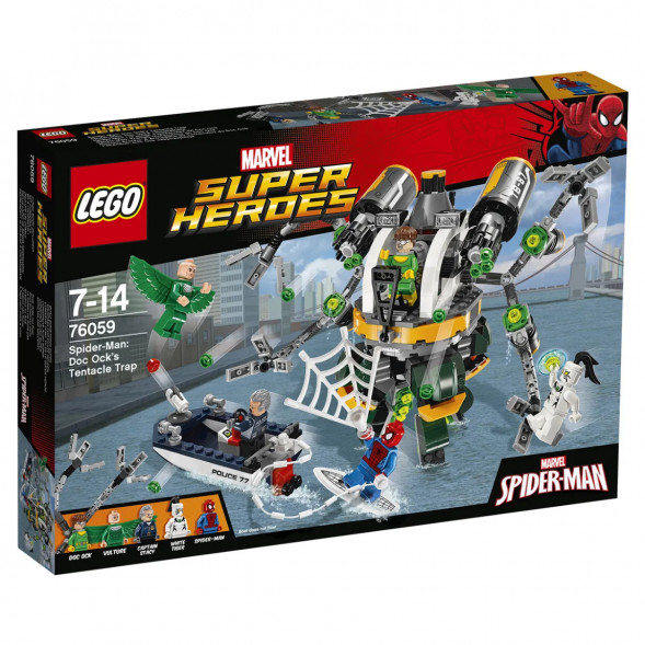 Конструктор LEGO Super Heroes 76059 Человек-паук: в ловушке Доктора Осьминога в Омске