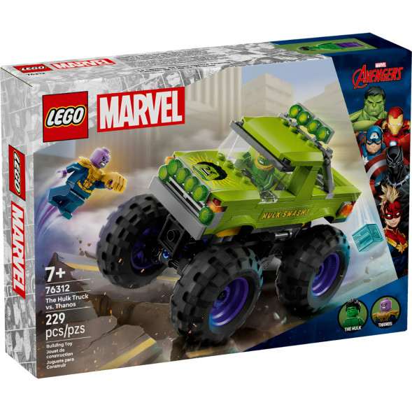 Конструктор LEGO Super Heroes 76312 Халк на внедорожнике против Таноса в Омске