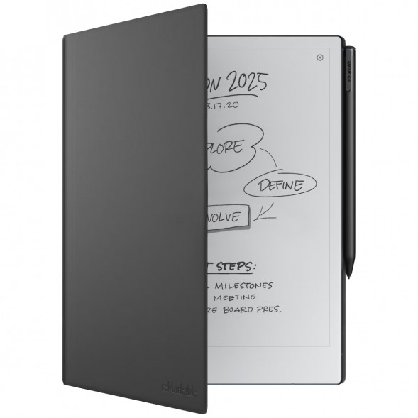 Графический планшет reMarkable 2 со стилусом Marker Plus и чехлом Book Folio черный (RM115) в Омске