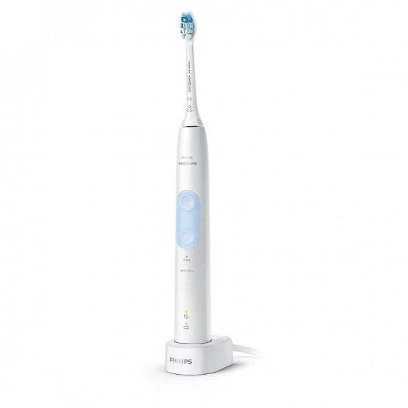 Электрическая звуковая зубная щетка Philips Sonicare ProtectiveClean 4500, White в Омске