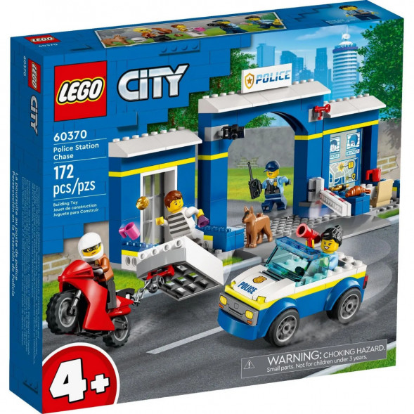 Конструктор LEGO City 60370 Побег из полицейского участка в Омске