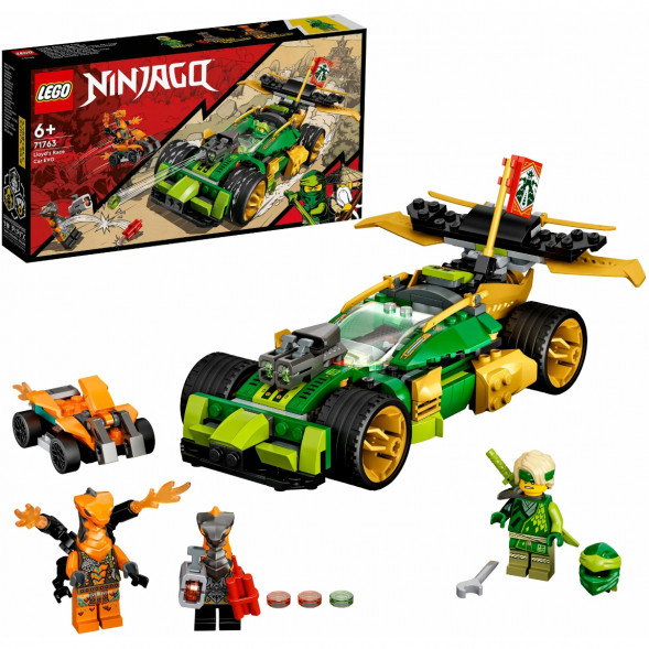 Конструктор LEGO Ninjago 71763 Гоночный автомобиль ЭВО Ллойда в Омске