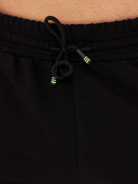 Шорты мужские трикотажные, черный, XXXL в Омске