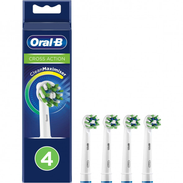 Насадки на зубные щетки Oral-B Cross Action, 4 шт. в Омске