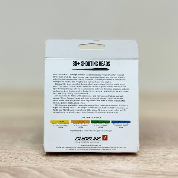 Рыболовная леска Guideline Power Taper 3D+ #37765 8/9 DH, Green в Омске