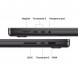 Ноутбук Apple MacBook Pro 16 2026 MGED4 (M5 Max 32-Core GPU, 36/2TB), Черный космос/Space Black в Омске