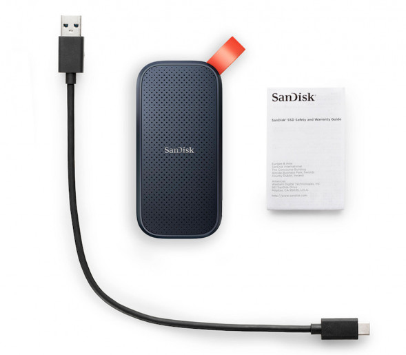 Внешний диск SanDisk Portable SSD 1TB 800Mb/s [SDSSDE30-1TOO-Z26] в Омске