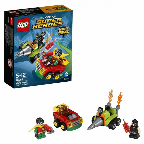 Конструктор LEGO Super Heroes 76062 Робин против Бэйна в Омске