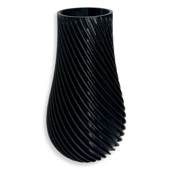Ваза для сухоцветов HatRom Spiral, чёрный в Омске
