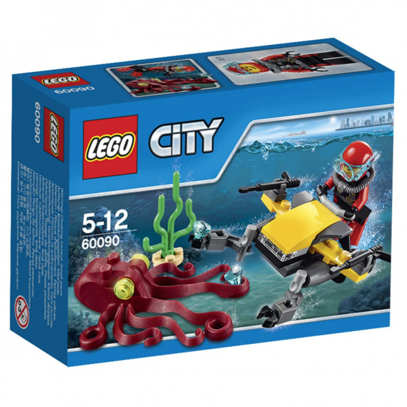 Конструктор LEGO City Deep Sea Explorers 60090 Глубоководный скутер в Омске