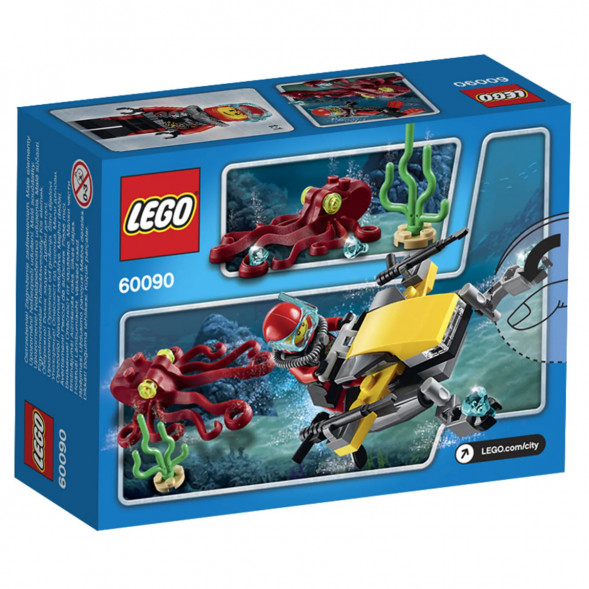 Конструктор LEGO City Deep Sea Explorers 60090 Глубоководный скутер в Омске