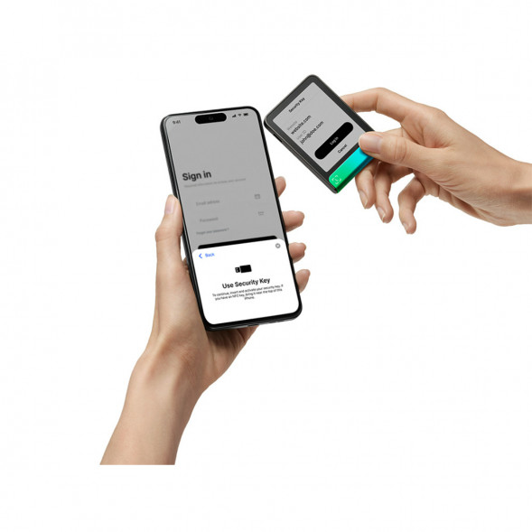 Аппаратный криптокошелек Ledger Flex, зеленый в Омске