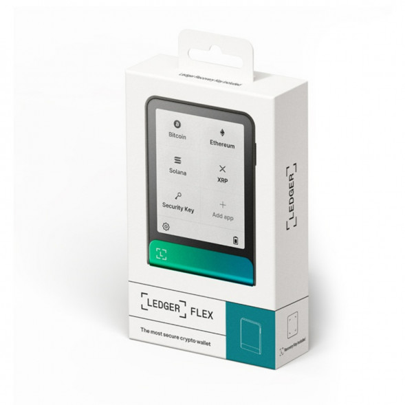 Аппаратный криптокошелек Ledger Flex, зеленый в Омске