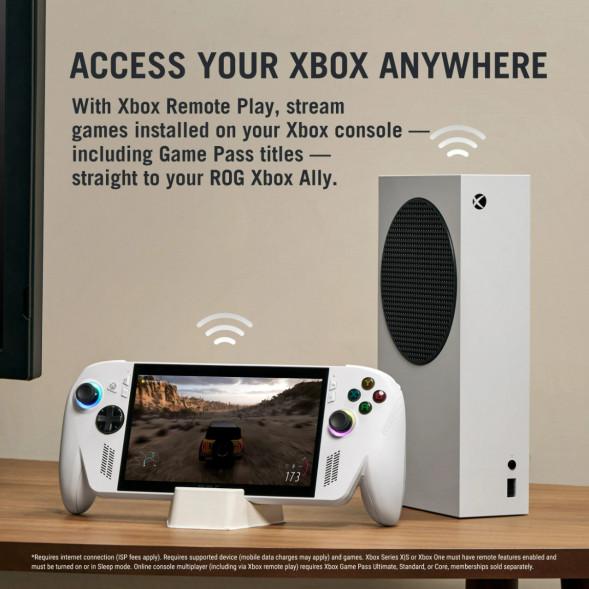 Портативная игровая консоль Asus Rog Ally Xbox 16GB/512GB Z2A, White в Омске