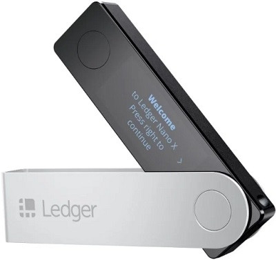 Аппаратный криптокошелек Ledger Nano X , черный в Омске